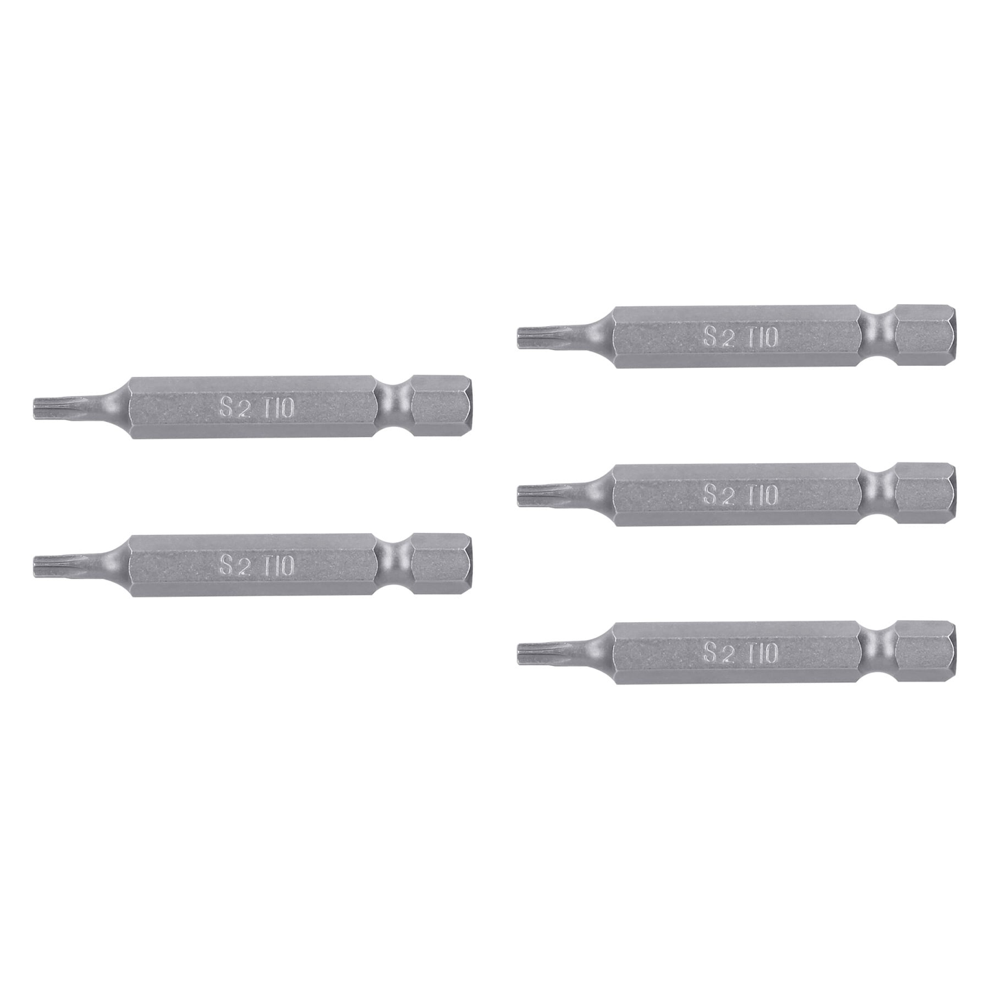 Puntas para desarmador Torx seg T10, 2", 5 piezas