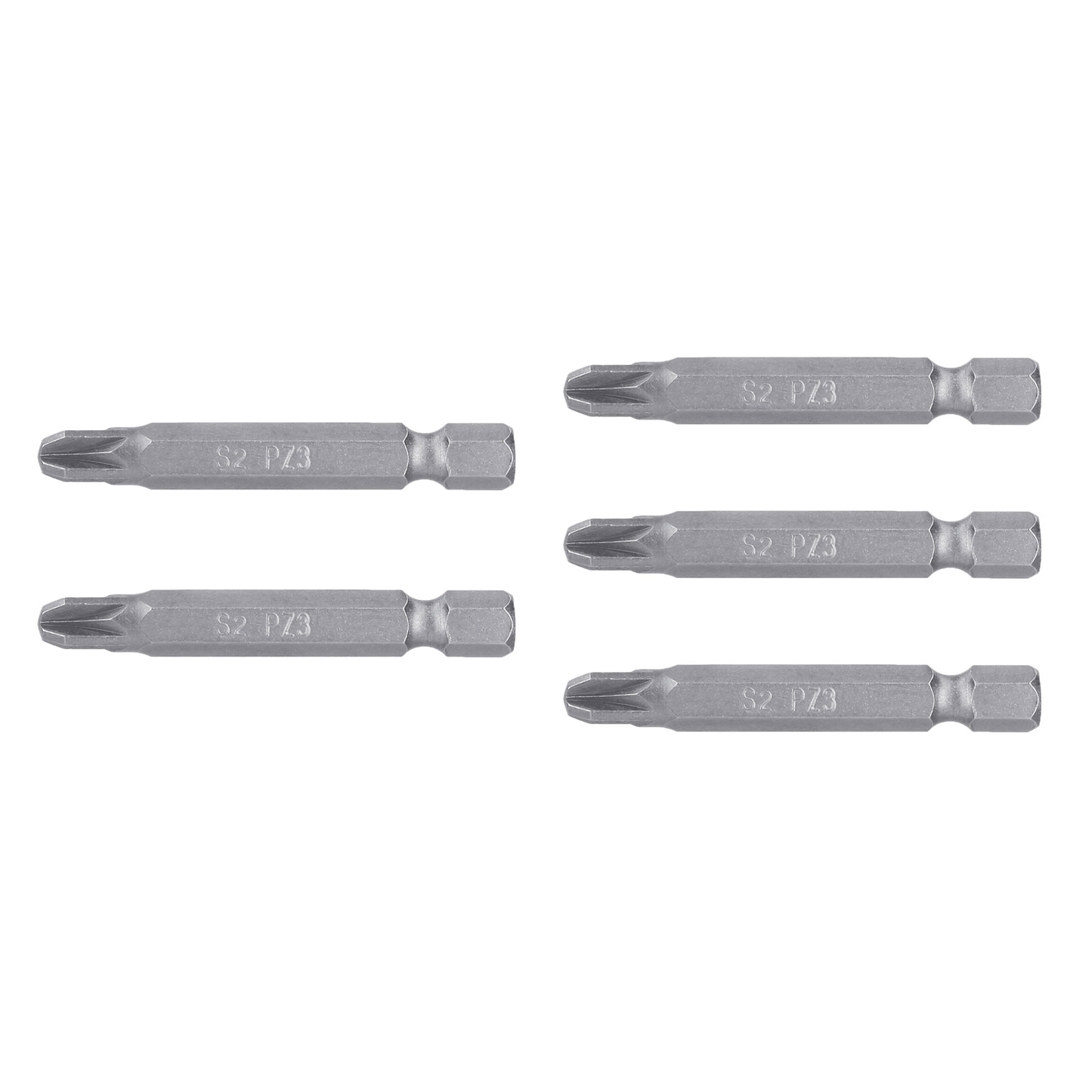 Puntas para desarmador Pozidriv, PZ3, 2", 5 piezas