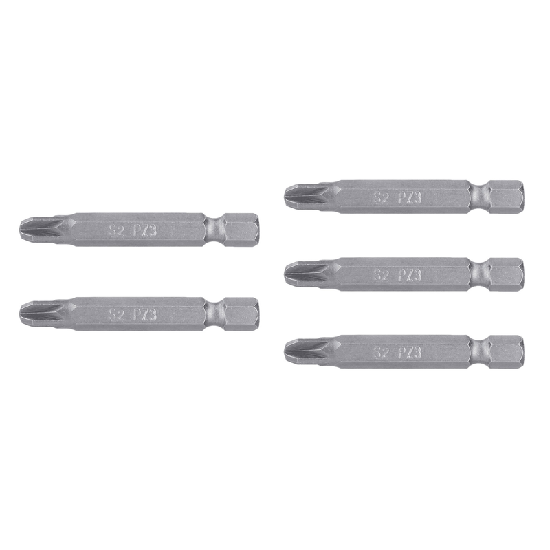 Puntas para desarmador Pozidriv, PZ3, 2", 5 piezas
