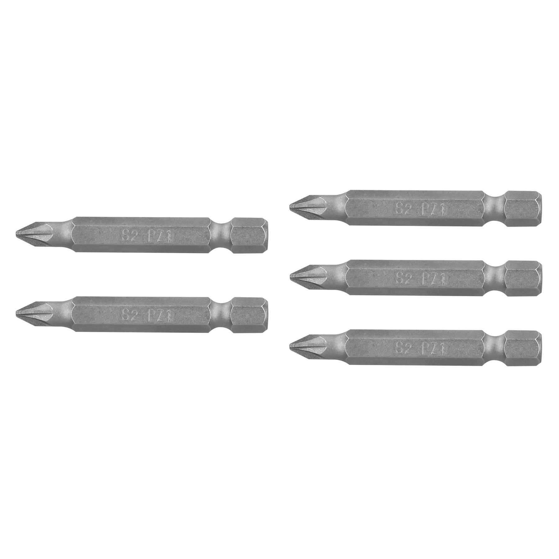 Puntas para desarmador Pozidriv, PZ1, 2", 5 piezas