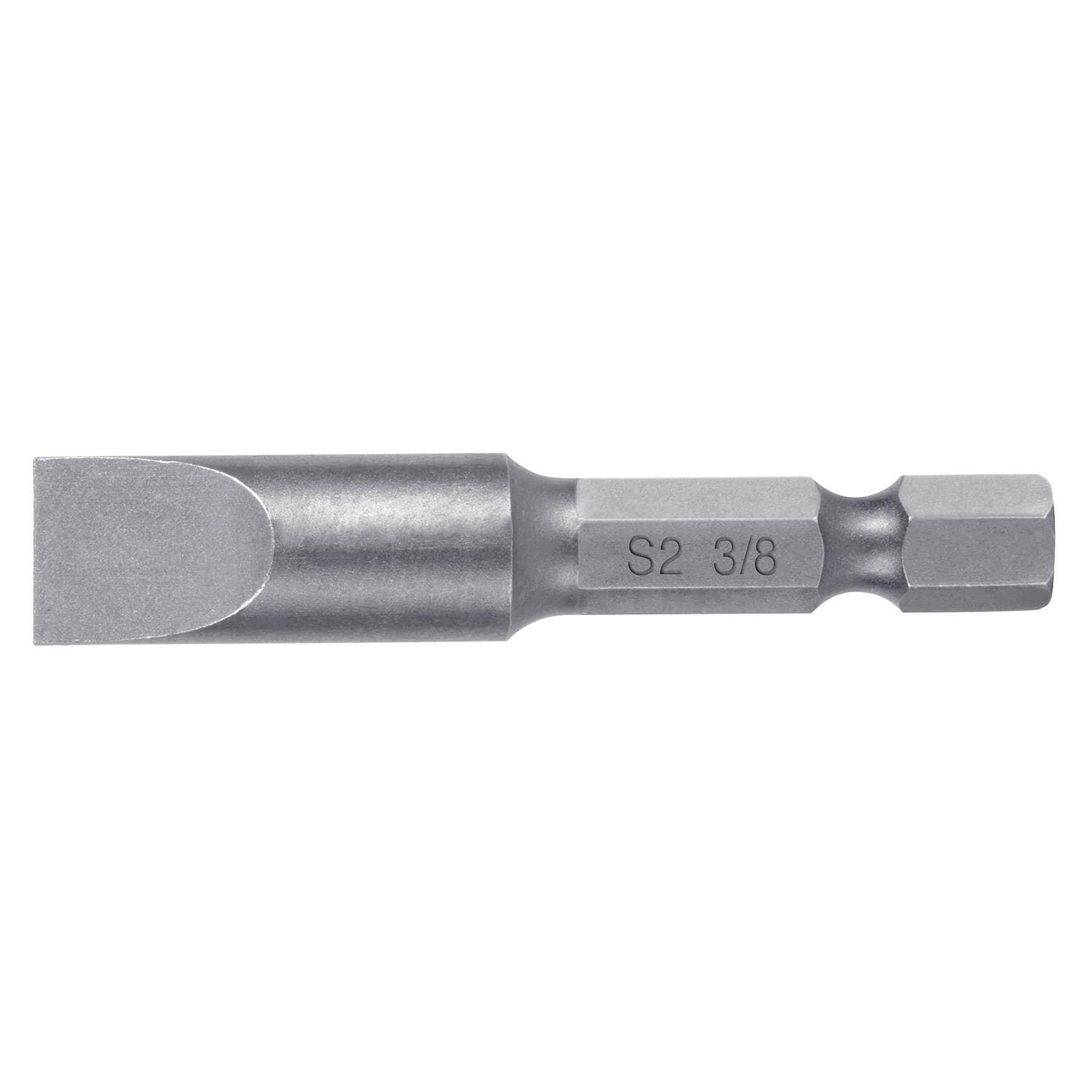 Puntas para desarmador planas, P37, 2", 5 piezas
