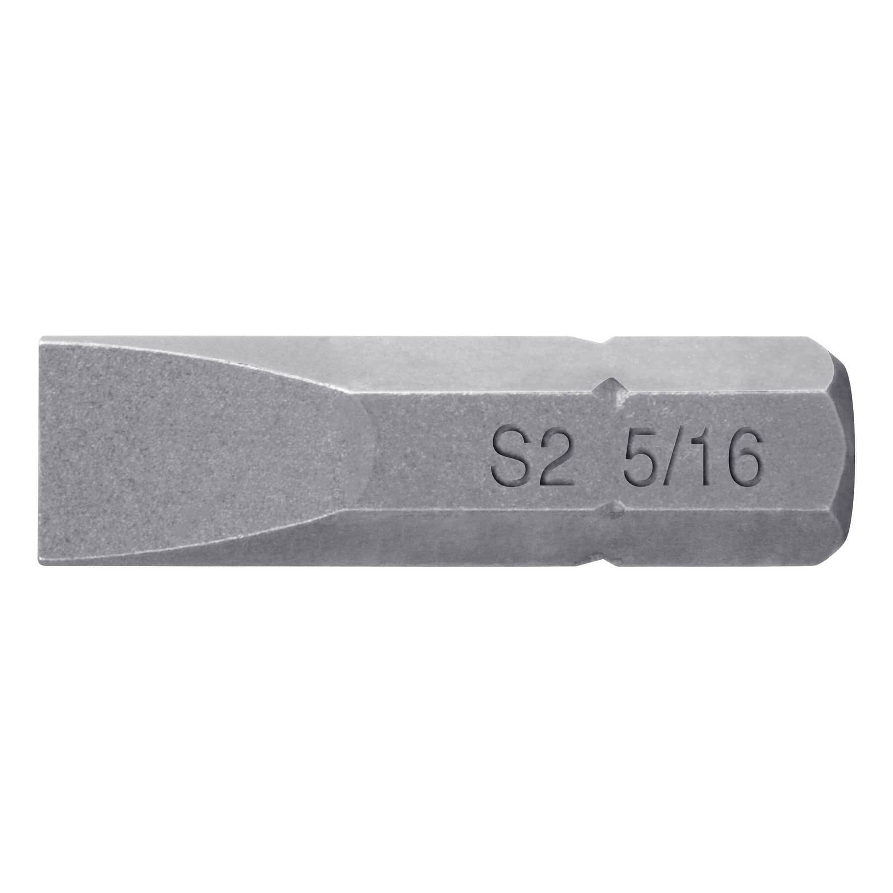 Puntas para desarmador planas, P31, 1", 5 piezas