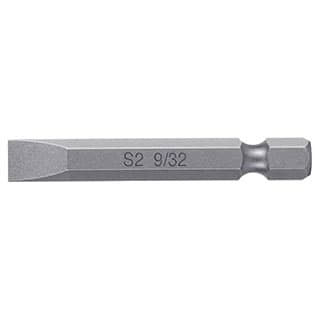 Puntas para desarmador planas, P28, 2", 5 piezas