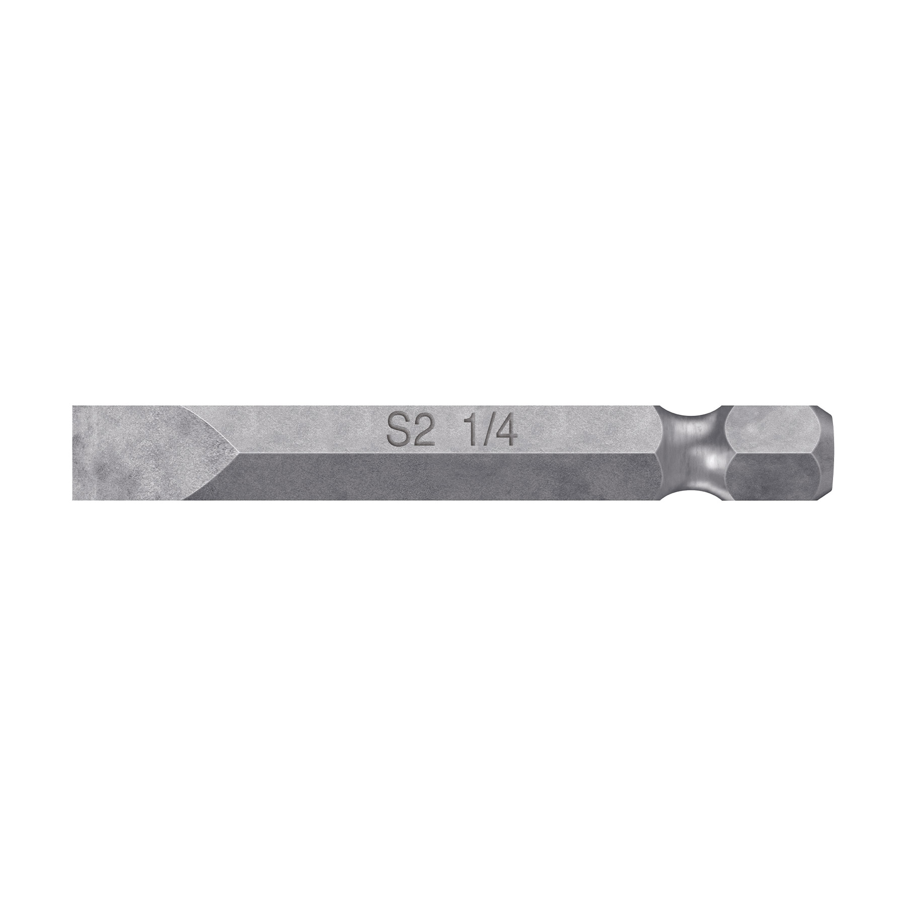 Puntas para desarmador planas, P25, 2", 5 piezas