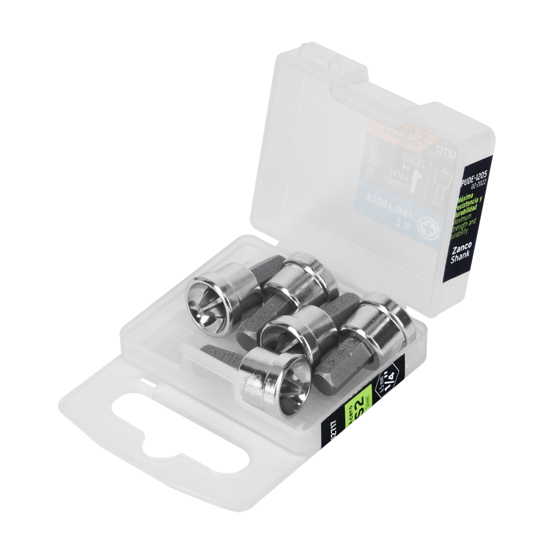Puntas para desarmador PH2 para tablaroca, 1", 5 piezas