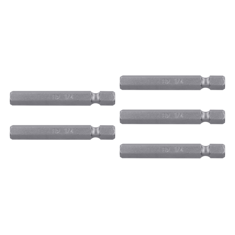 Puntas para desarmador hexagonales 1/4, 2", 5 piezas