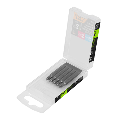 Puntas para desarmador dobles, PH1, plana 1/4", largo 2-3/8"