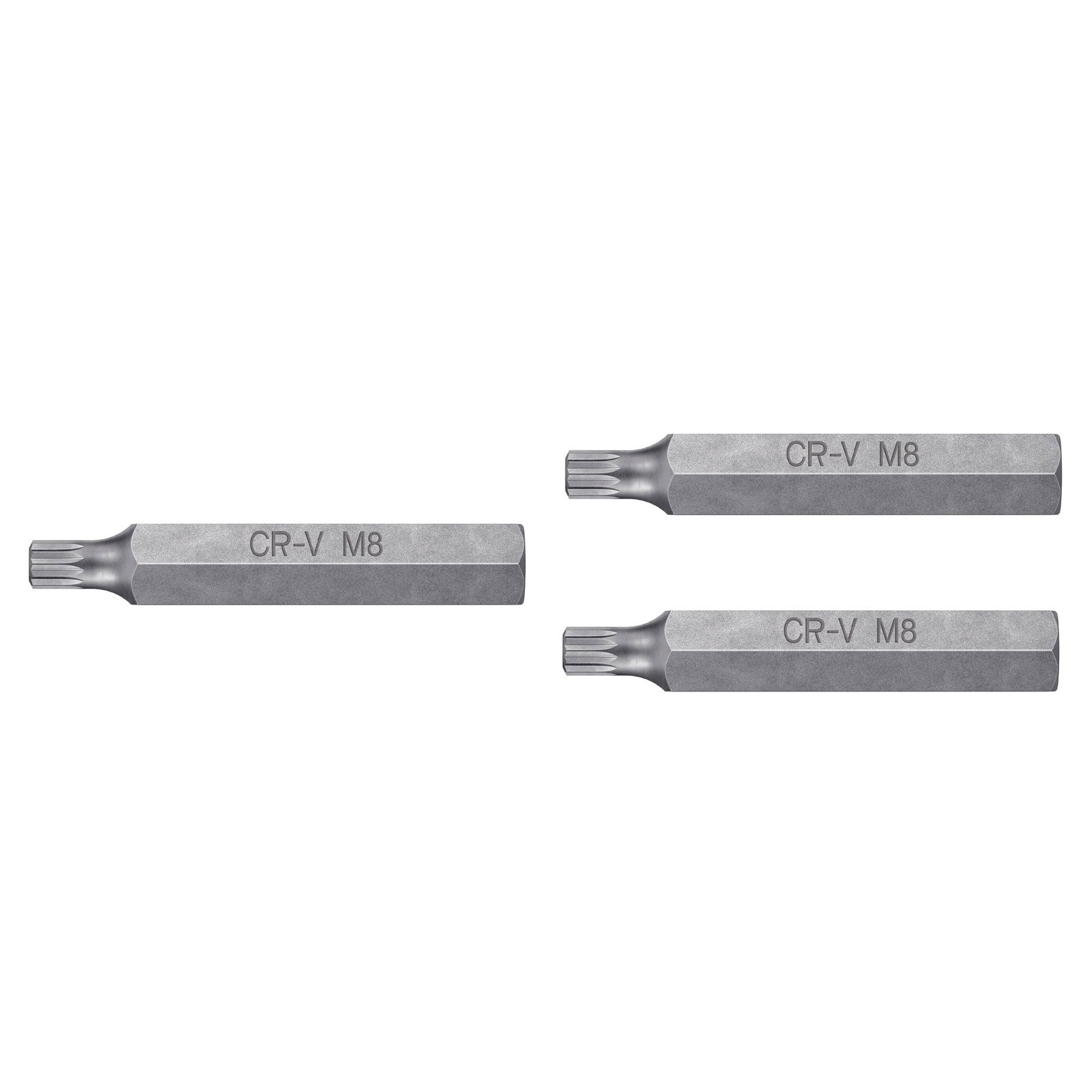 Puntas para desarmador bristol M8, 3", 3 piezas