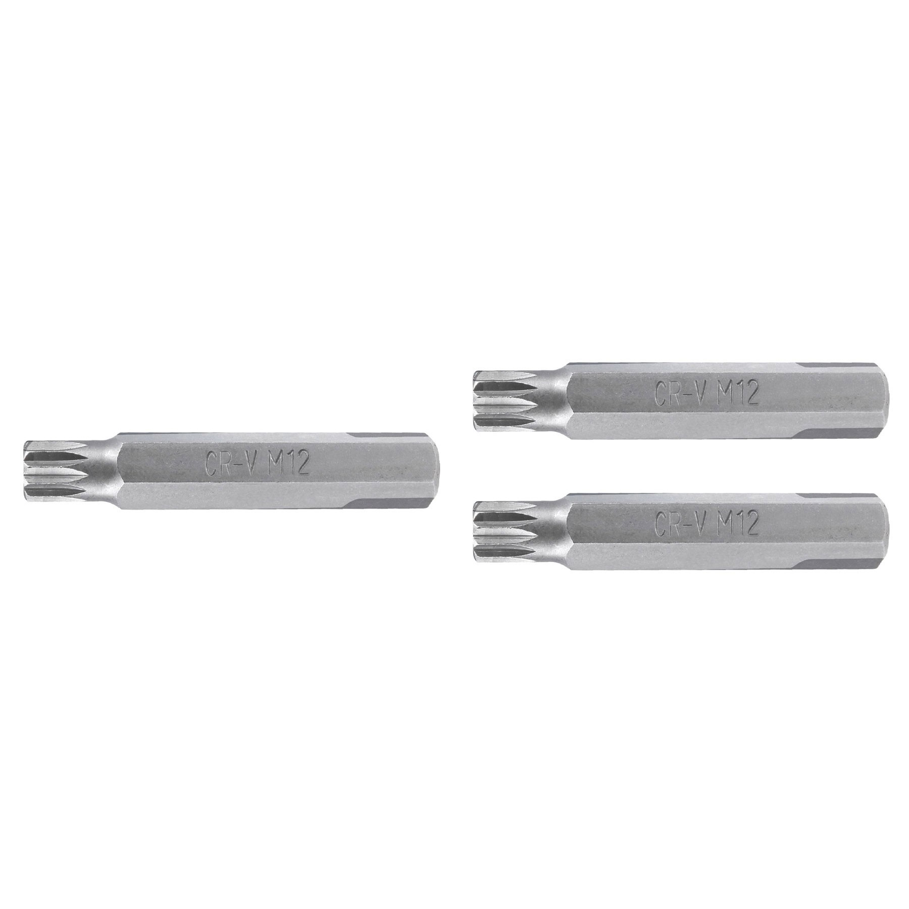 Puntas para desarmador bristol M12, 3", 3 piezas