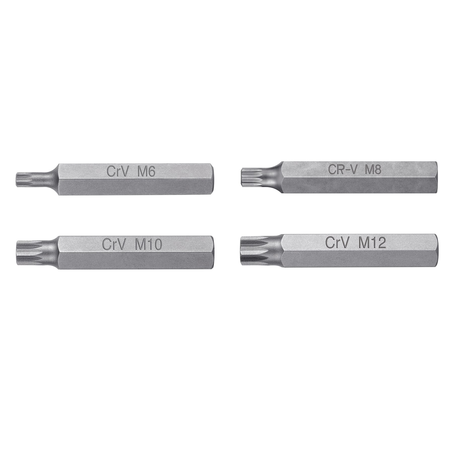 Puntas para desarmador bristol combinadas, 3", 4 piezas