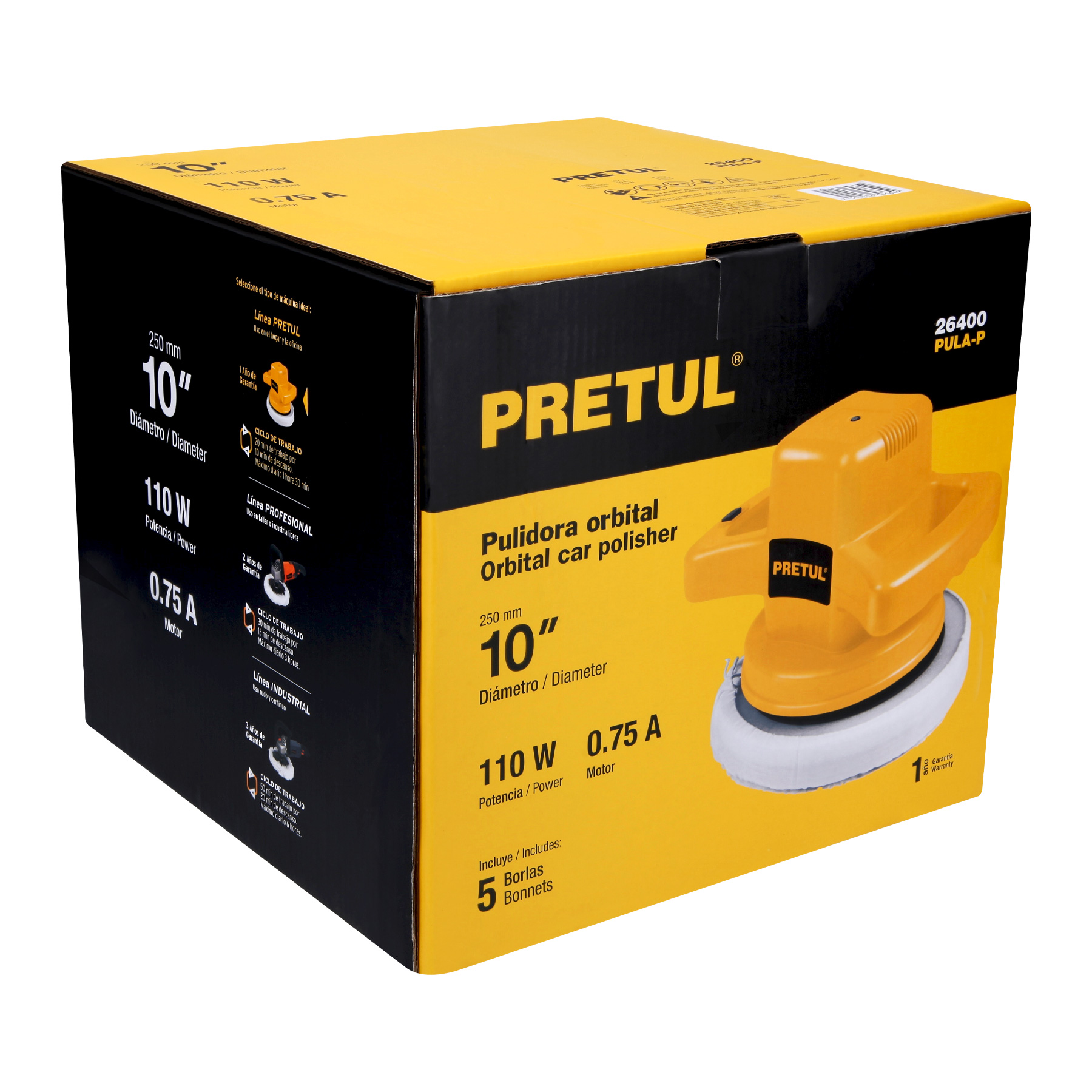 Pulidora 10", 110w, pretul