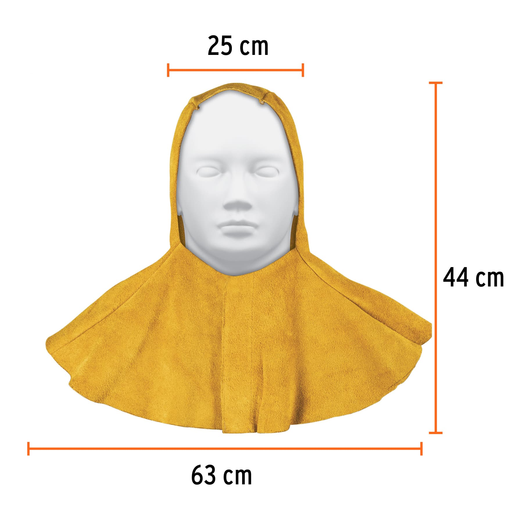 Protección para soldar, capucha carnaza