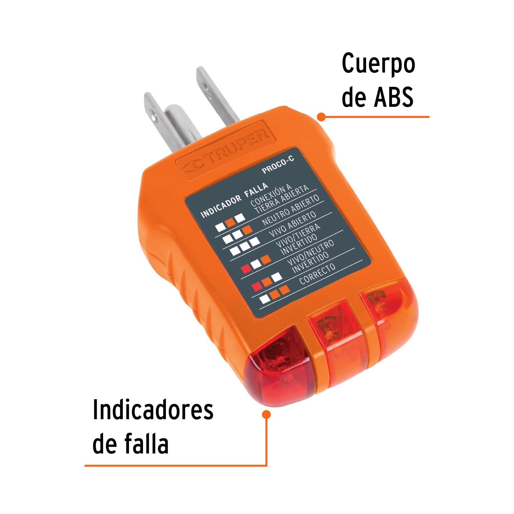 Probador de receptáculo