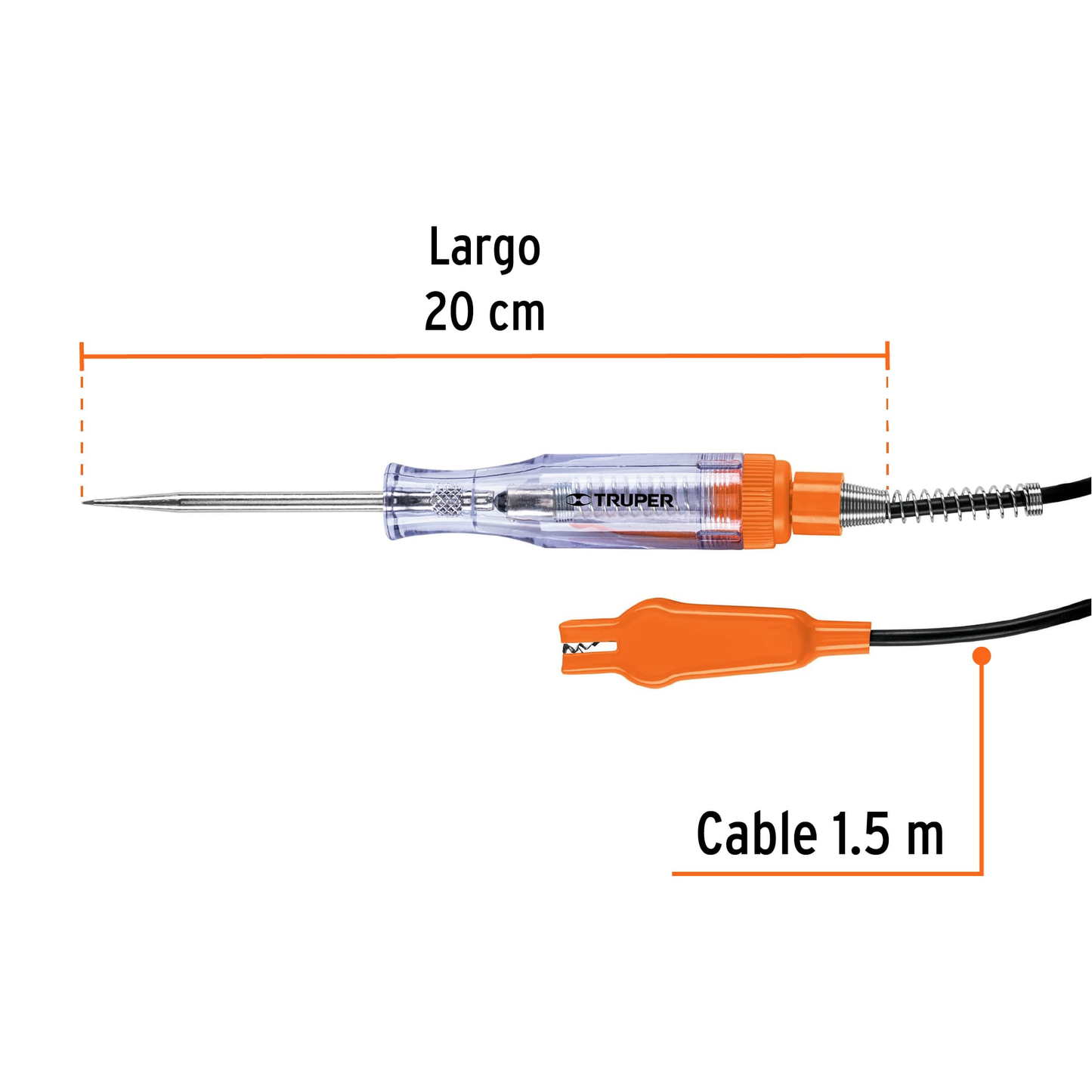 Probador de corriente uso pesado 6-12v