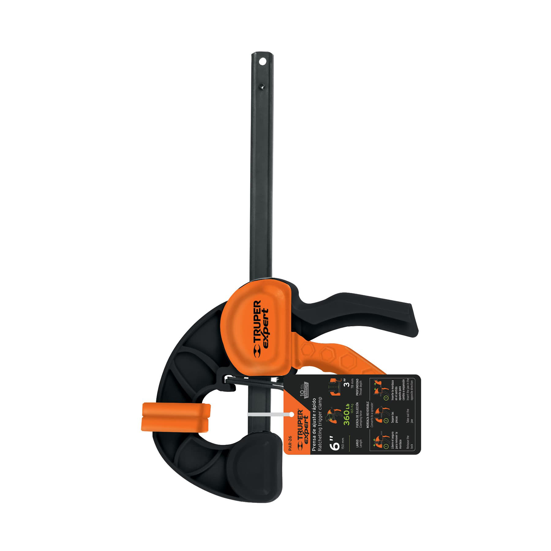 Prensa con ajuste rápido 6", uso rudo