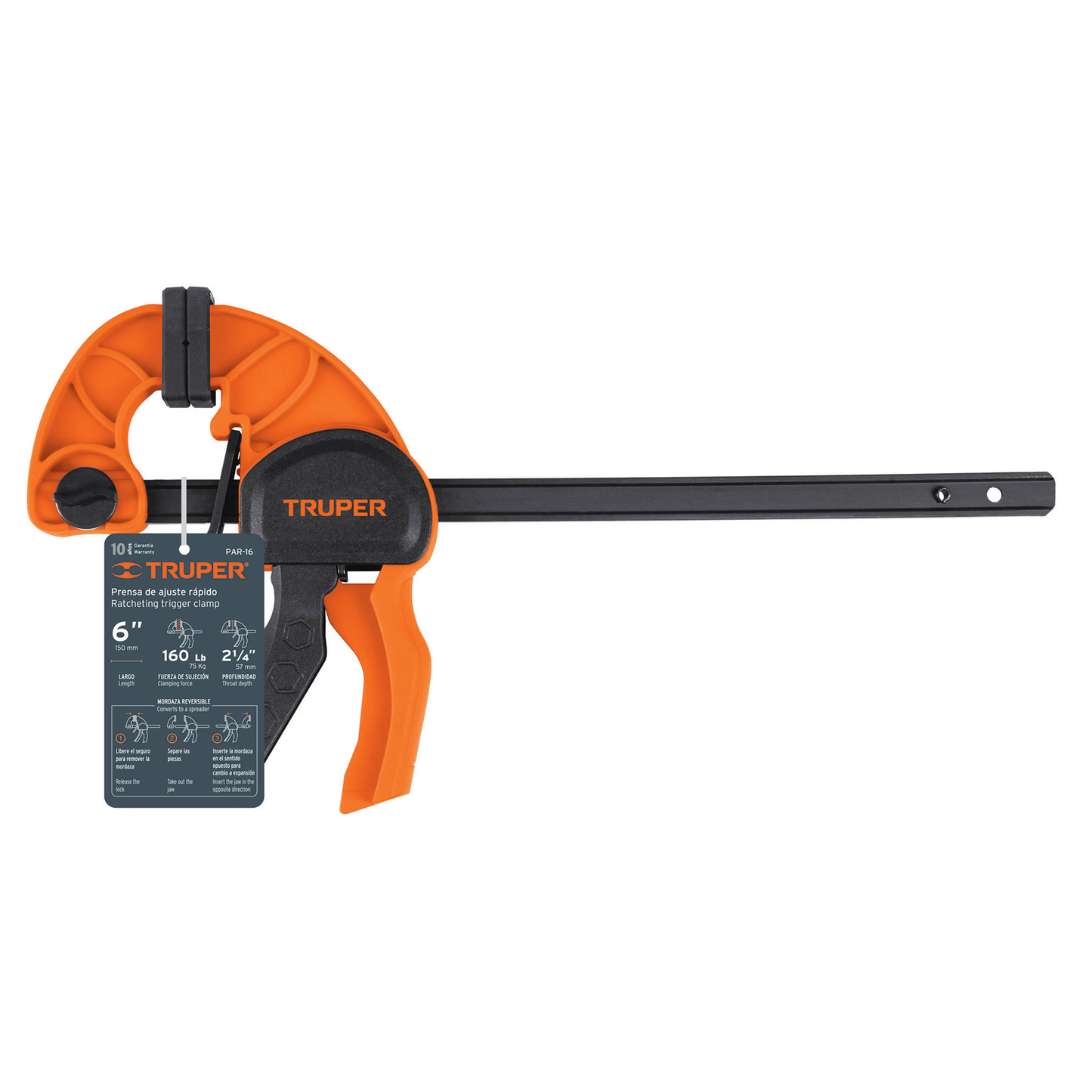 Prensa con ajuste rápido 6"