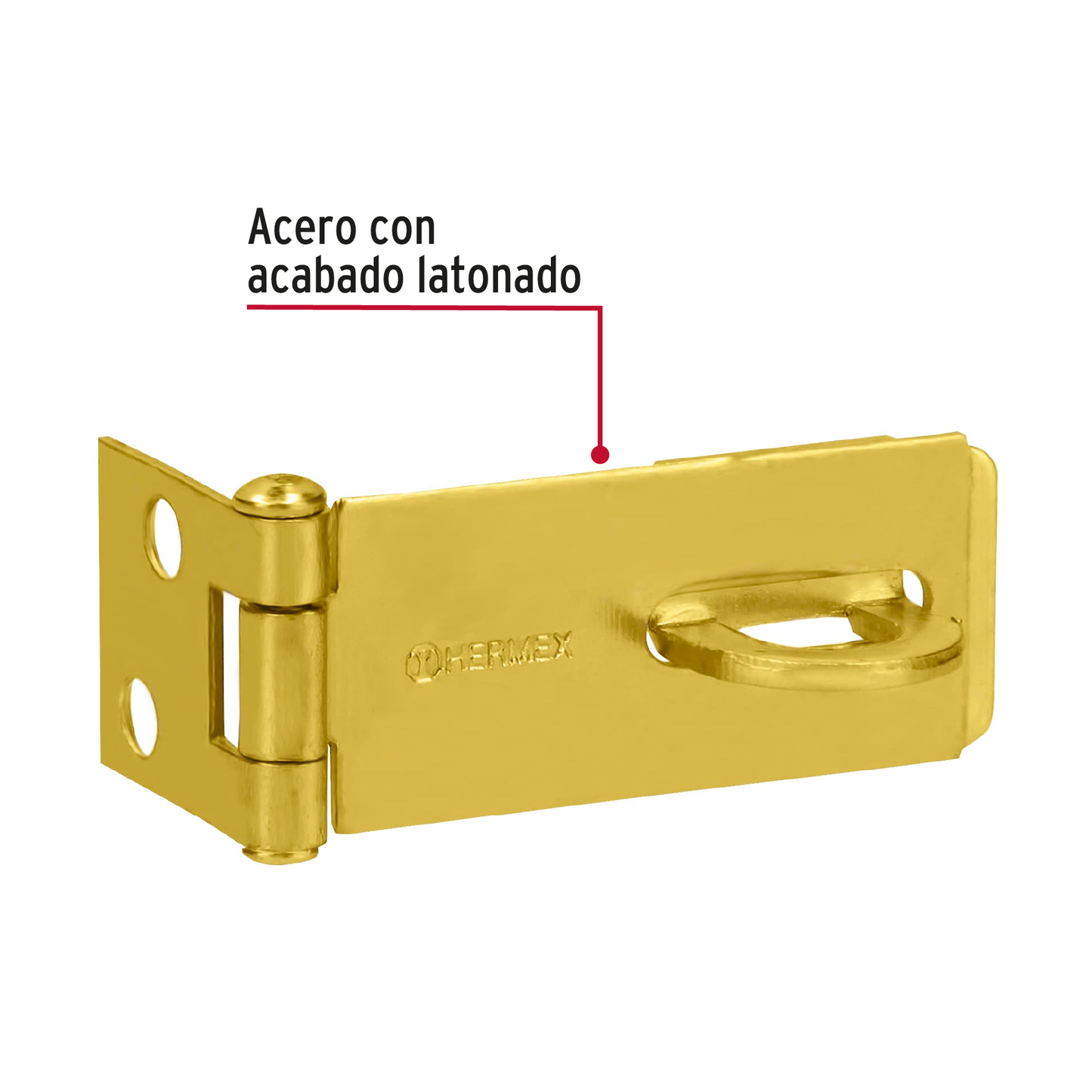 Portacandado latonado 1-3/4"