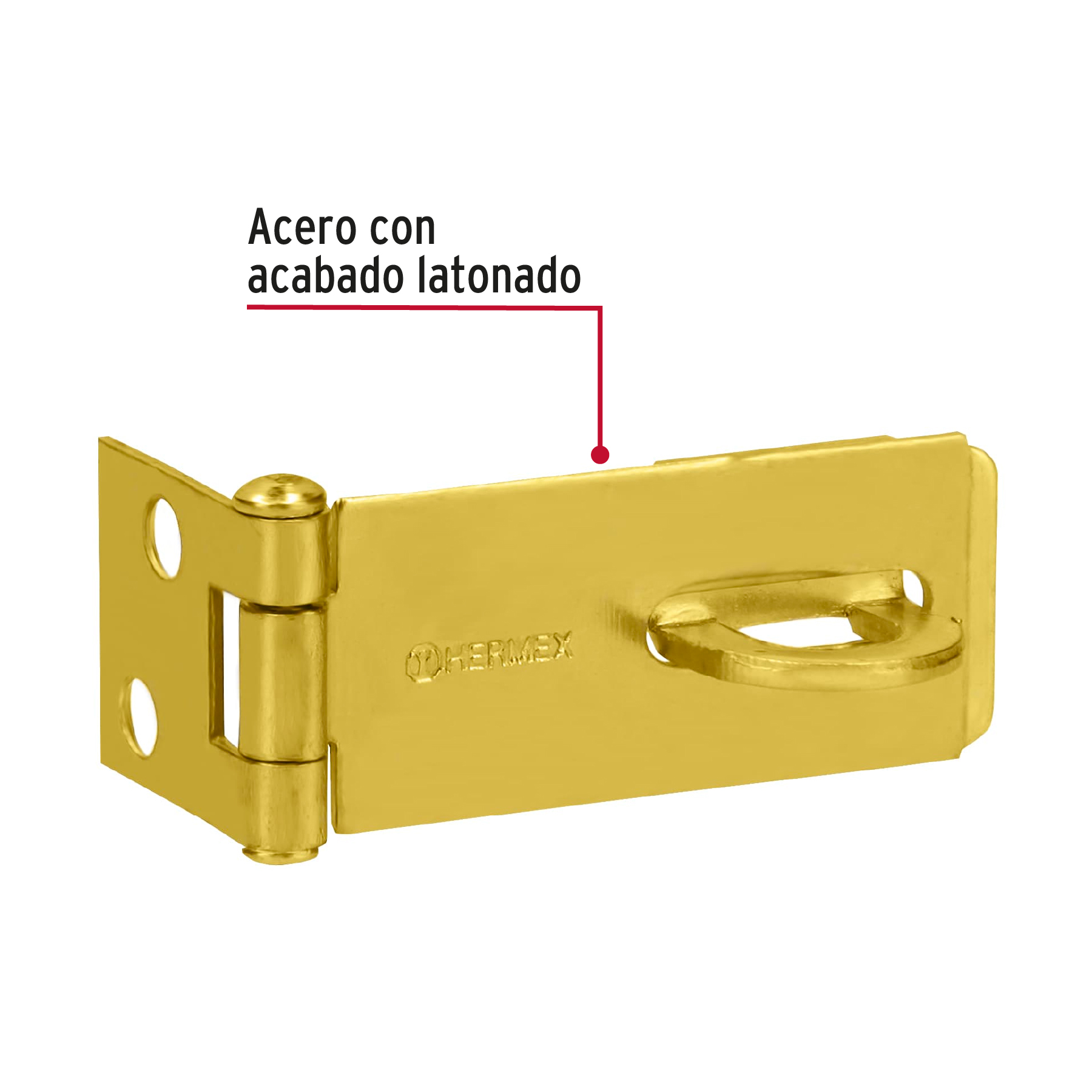 Portacandado latonado 1-3/4"