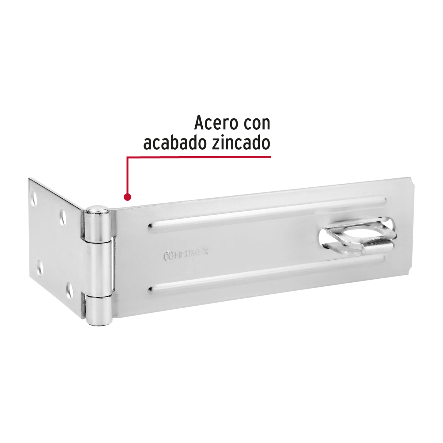 Portacandado acero zincado 6"