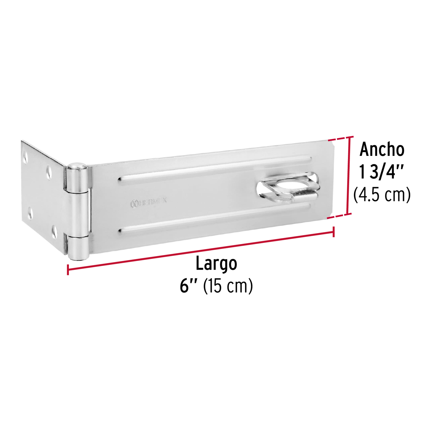 Portacandado acero zincado 6"
