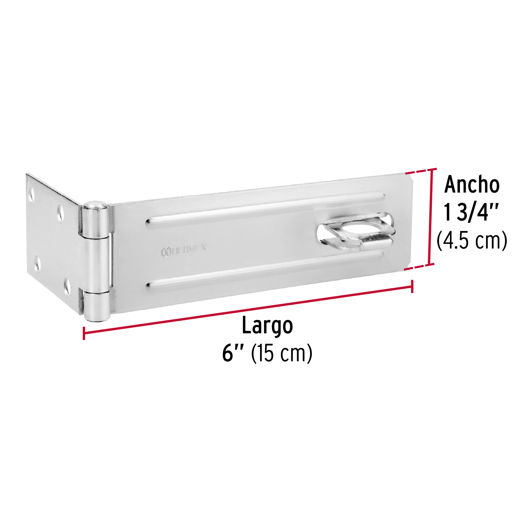 Portacandado acero zincado 6"