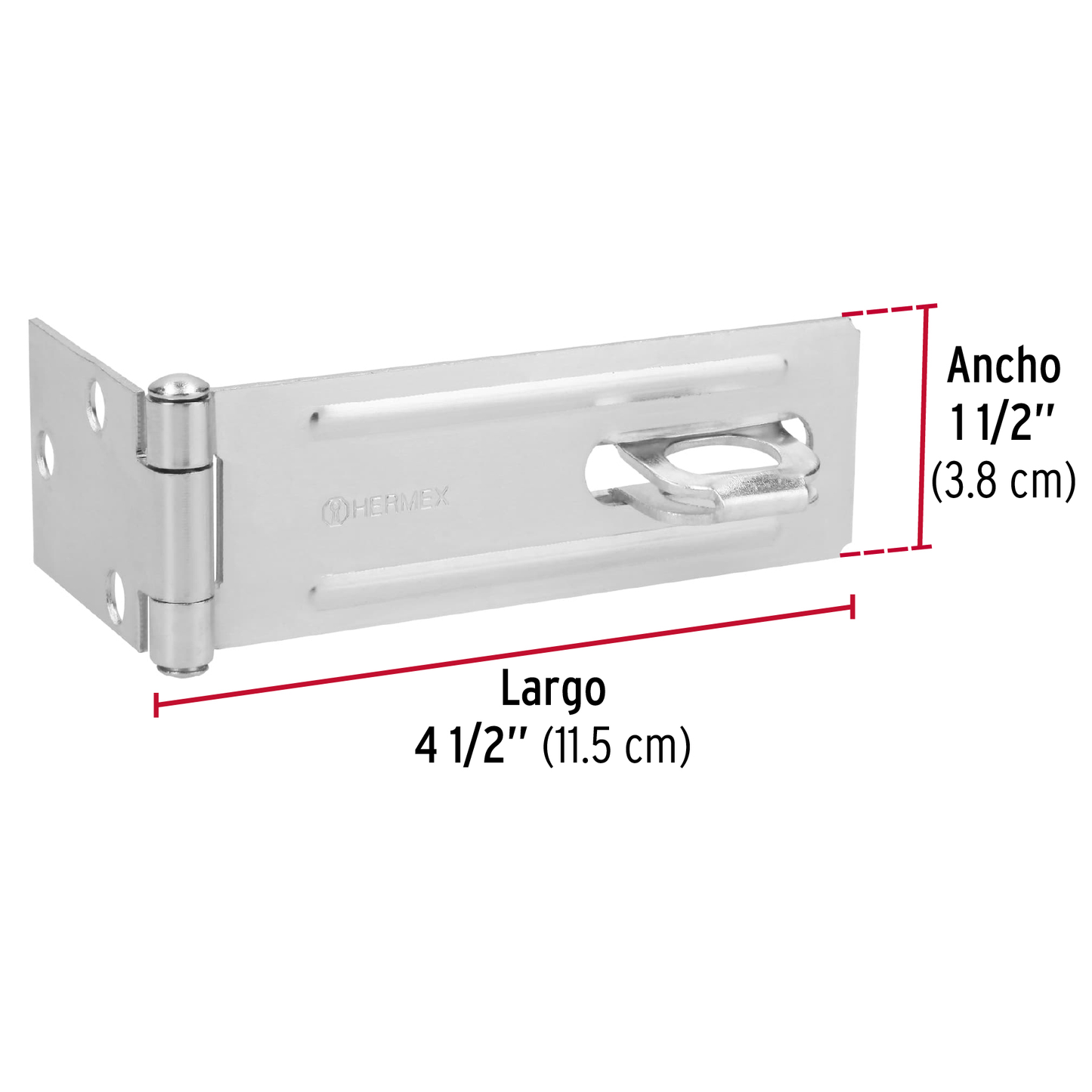 Portacandado acero zincado 4-1/2"