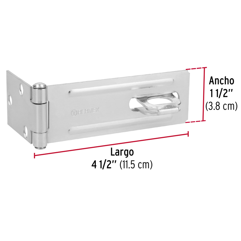 Portacandado acero zincado 4-1/2"