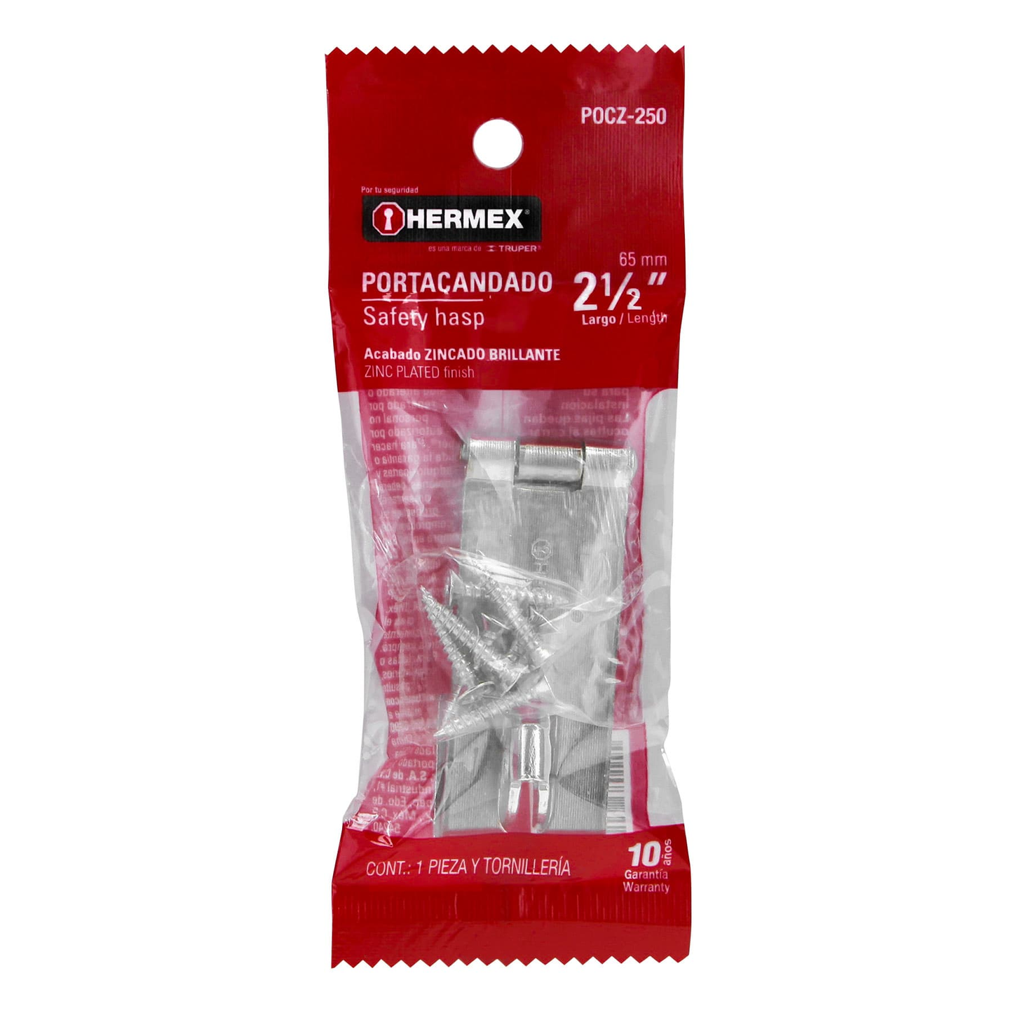 Portacandado acero zincado 2-1/2"
