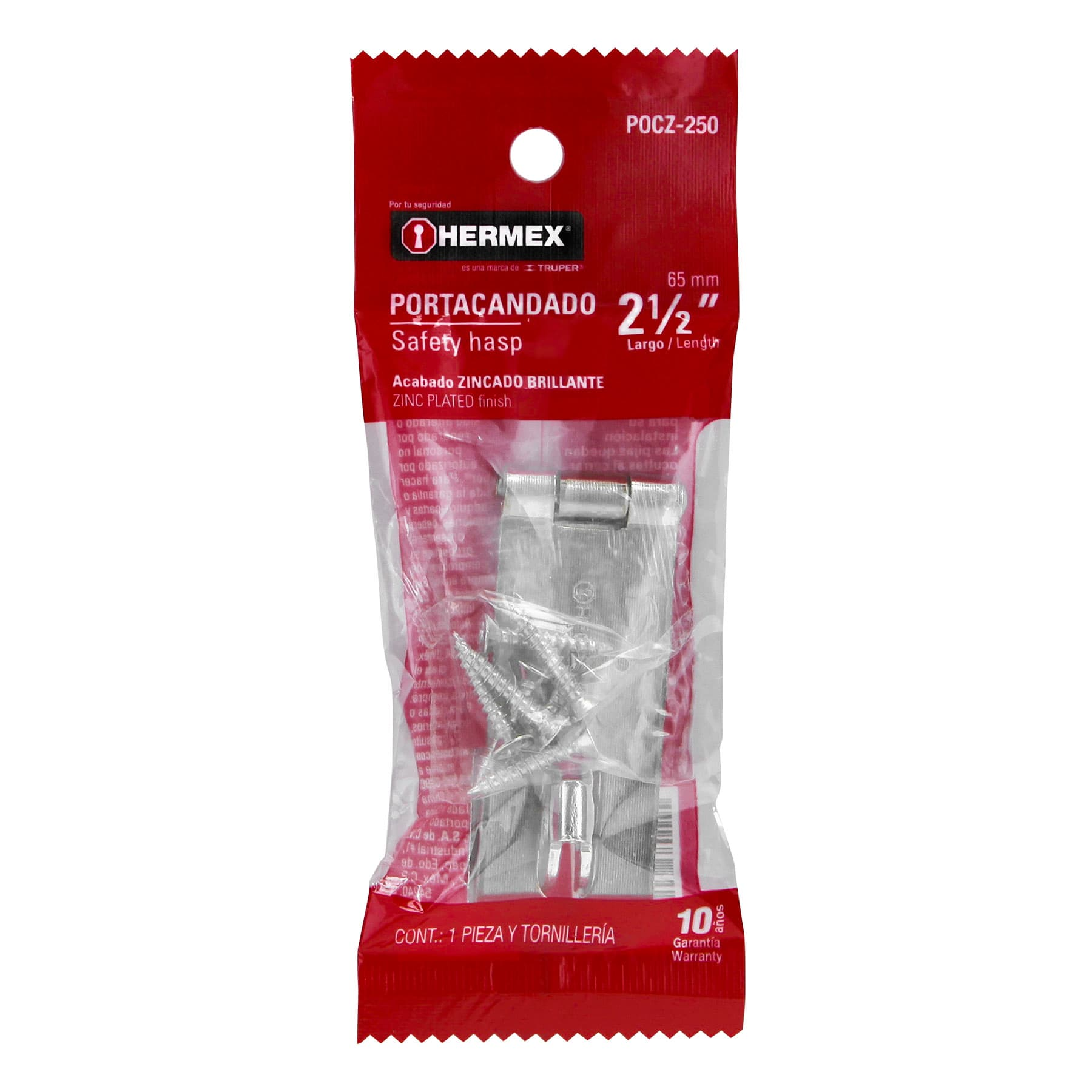 Portacandado acero zincado 2-1/2"
