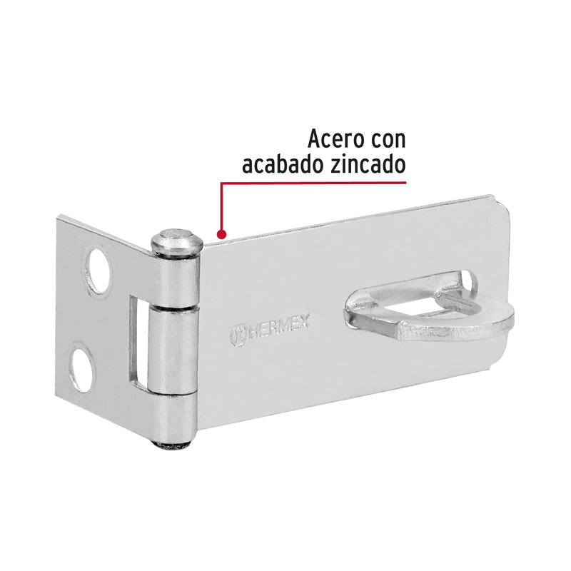 Portacandado de acero galvanizado 1-3/4", HERMEX