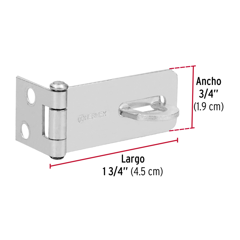Portacandado acero zincado 1-3/4"