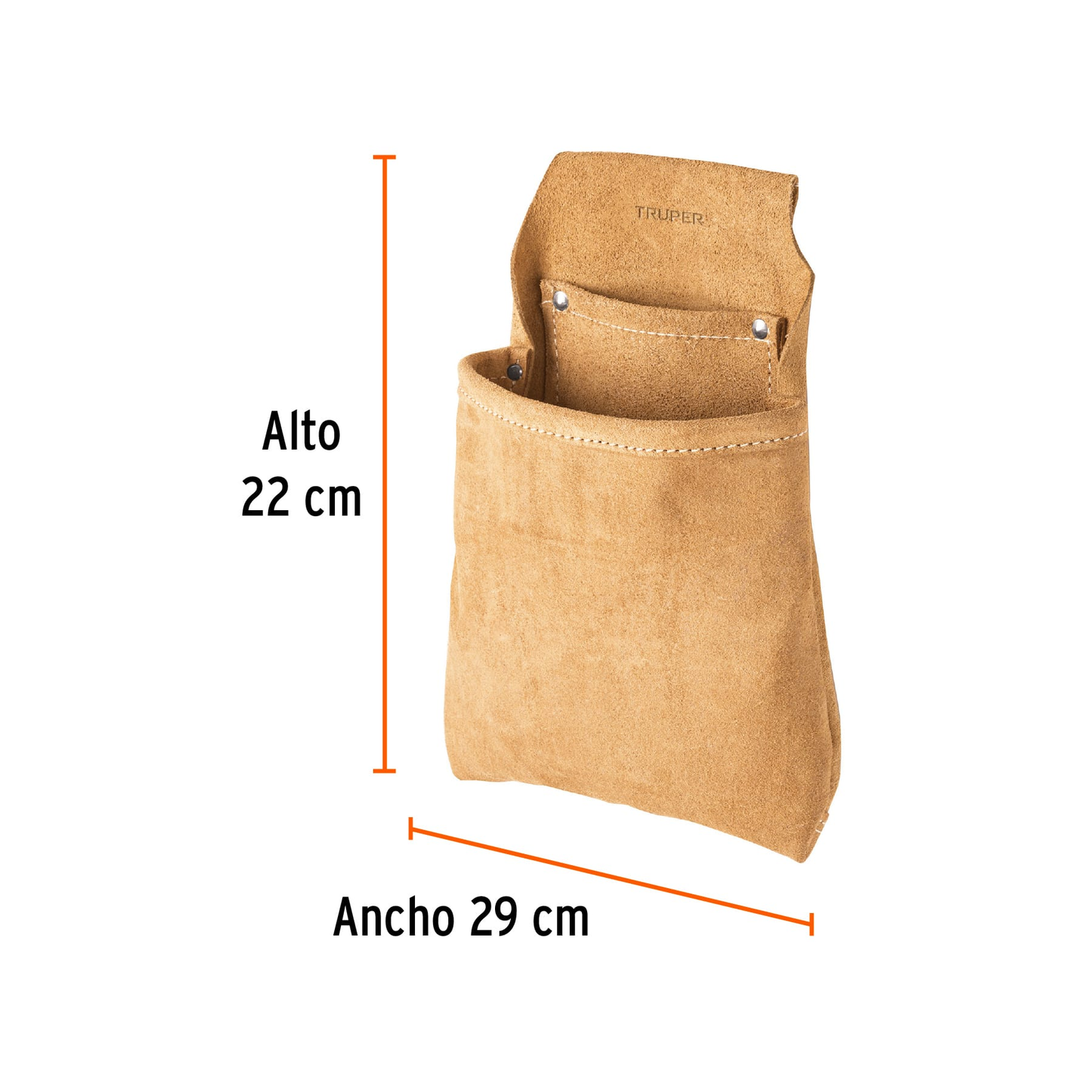Porta herramientas de clavos 2 compartimentos