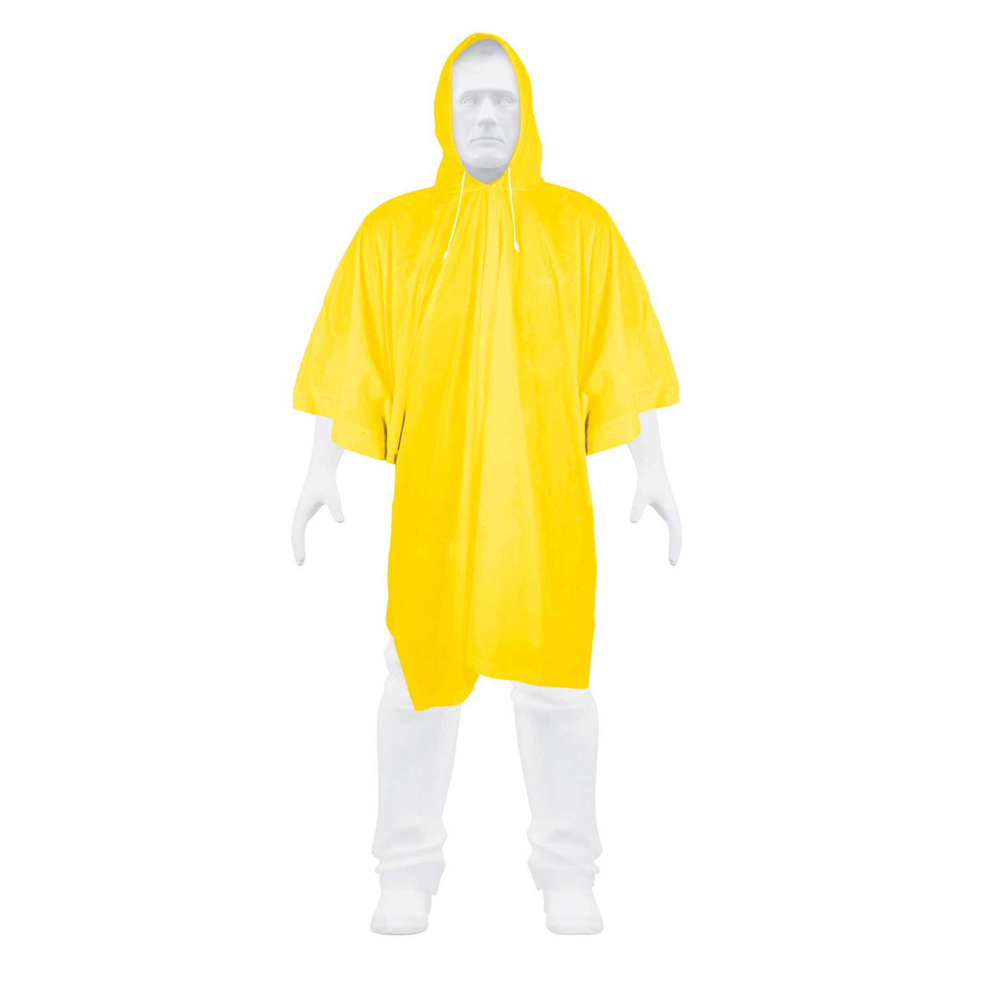 Poncho unitalla, Pretul, PVC