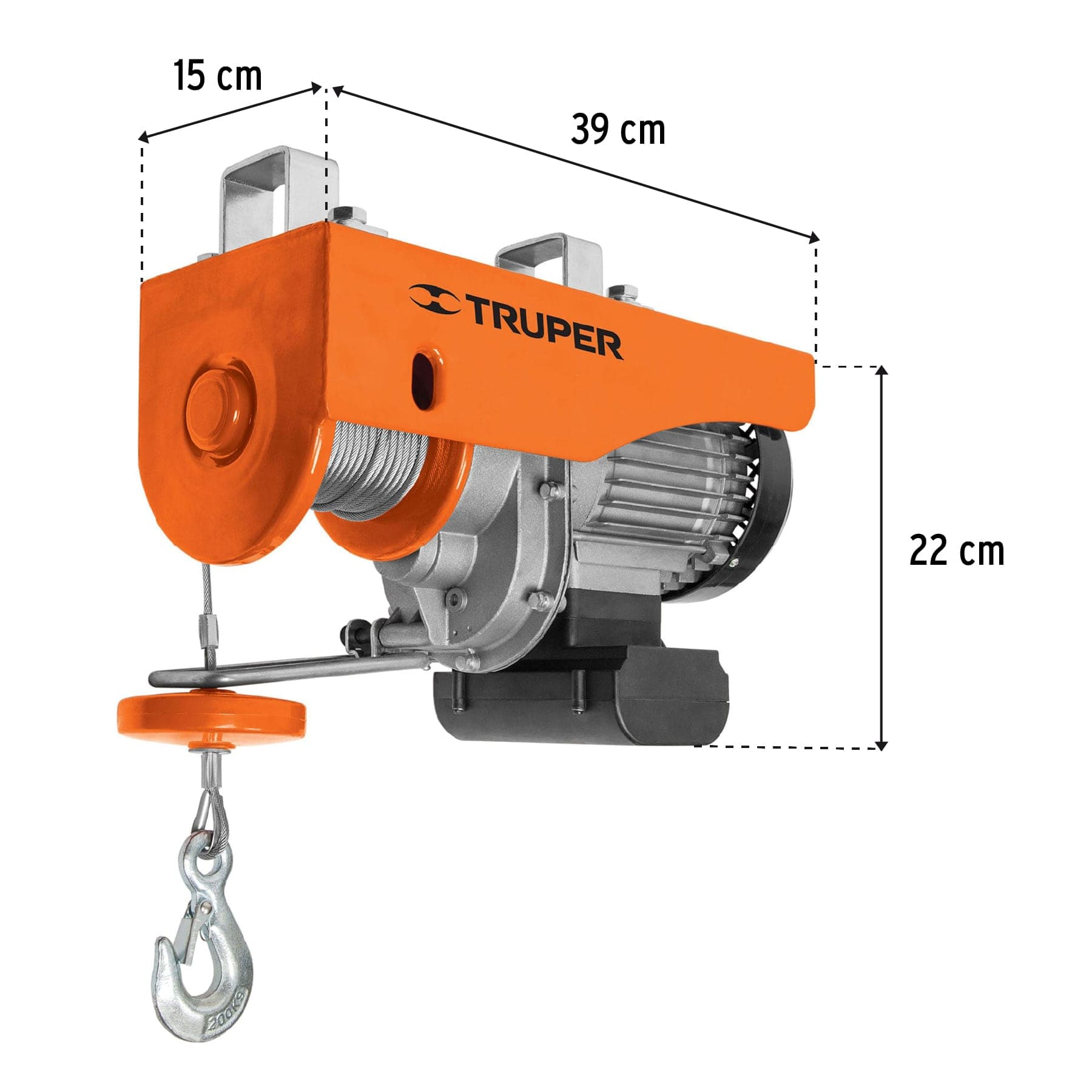 Polipasto eléctrico, 400 kg
