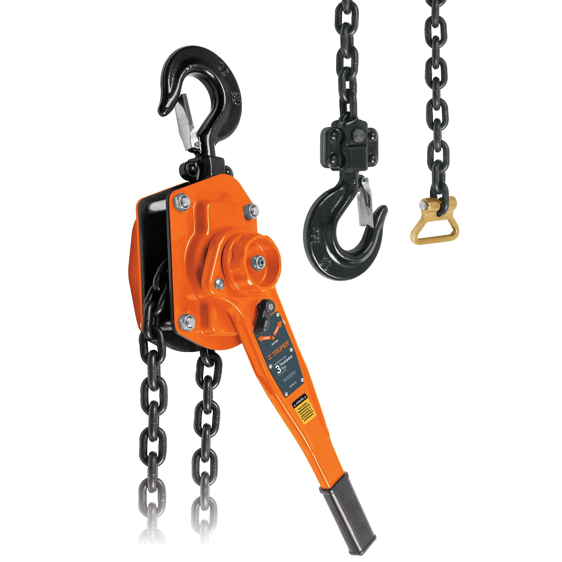 Polipasto de palanca, 3 toneladas