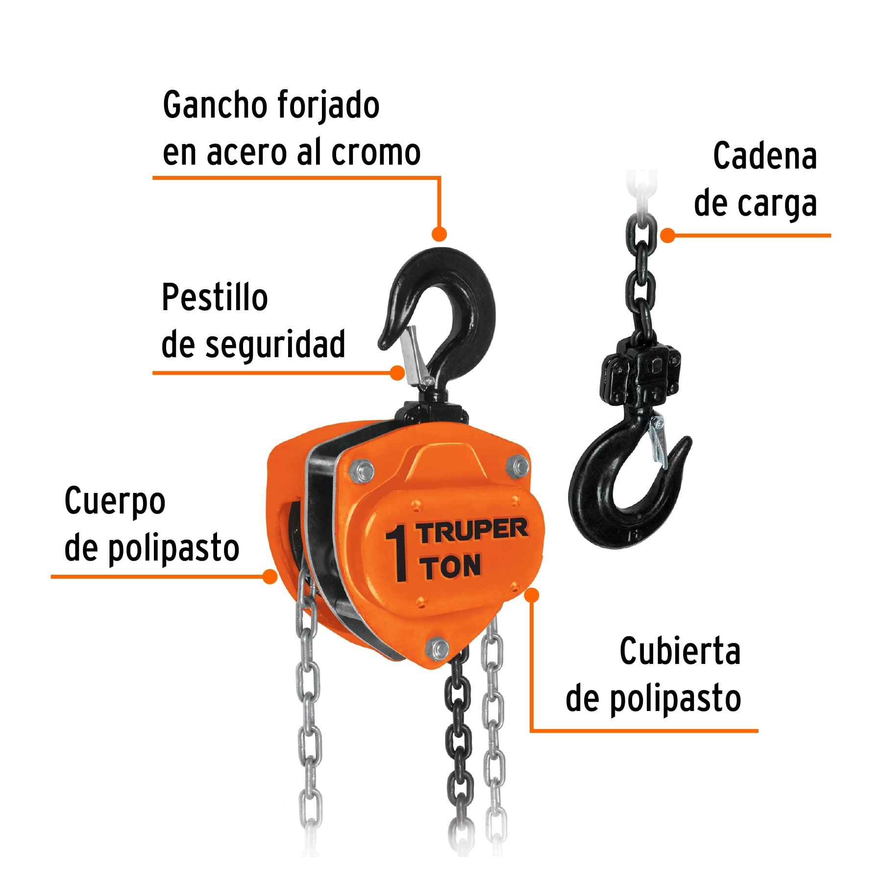 Polipasto de 1 ton