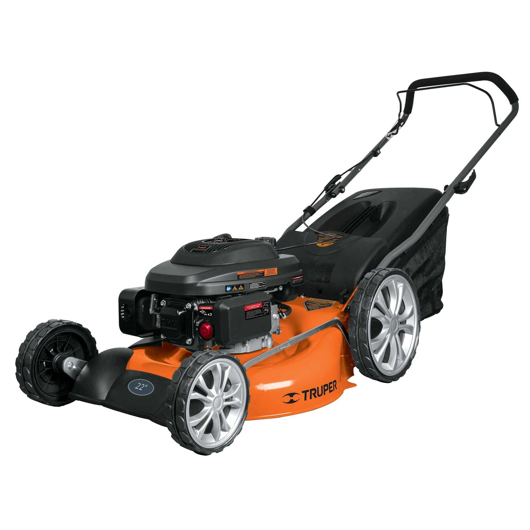 Podadoras con motor a gasolina, 6HP, de 22"