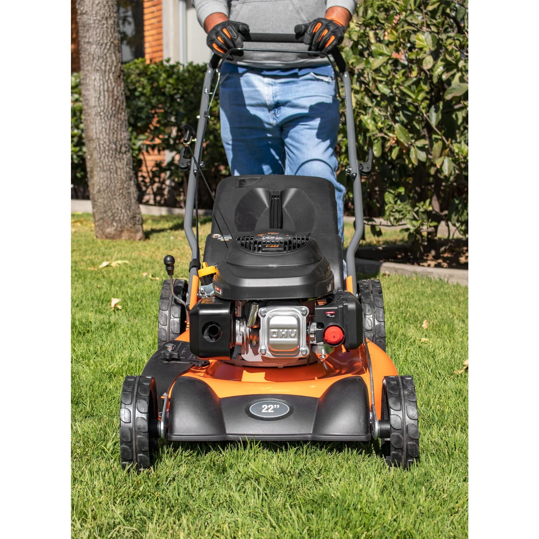 Podadoras con motor a gasolina, 6HP, de 22"