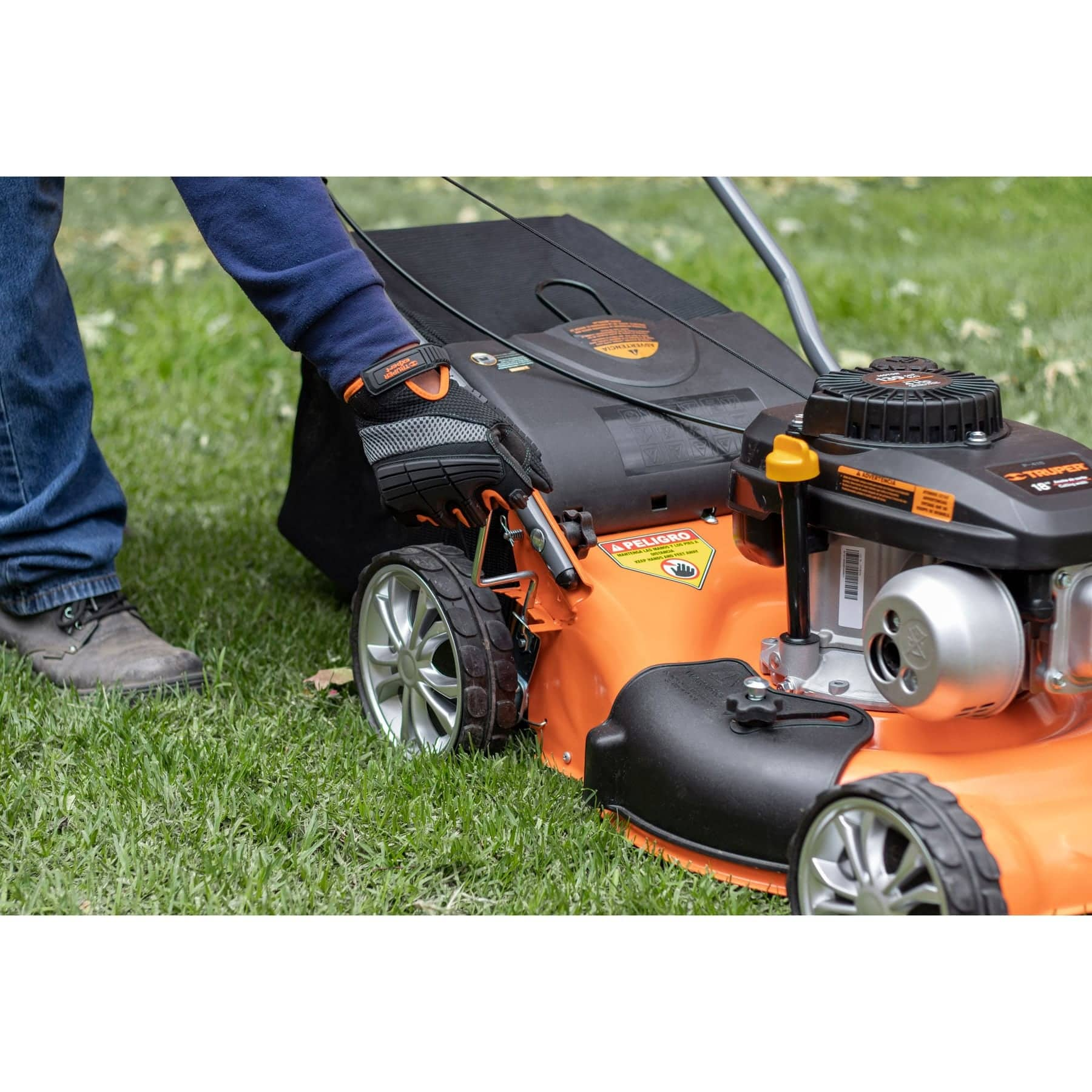 Podadoras con motor a gasolina, 4HP, de 18"
