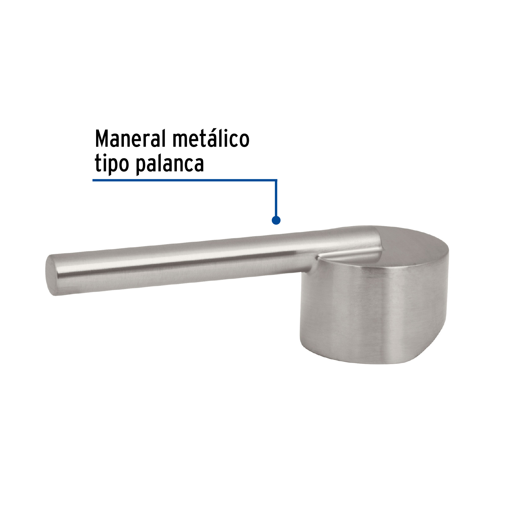 Maneral monomando para lavabo, satín, Element