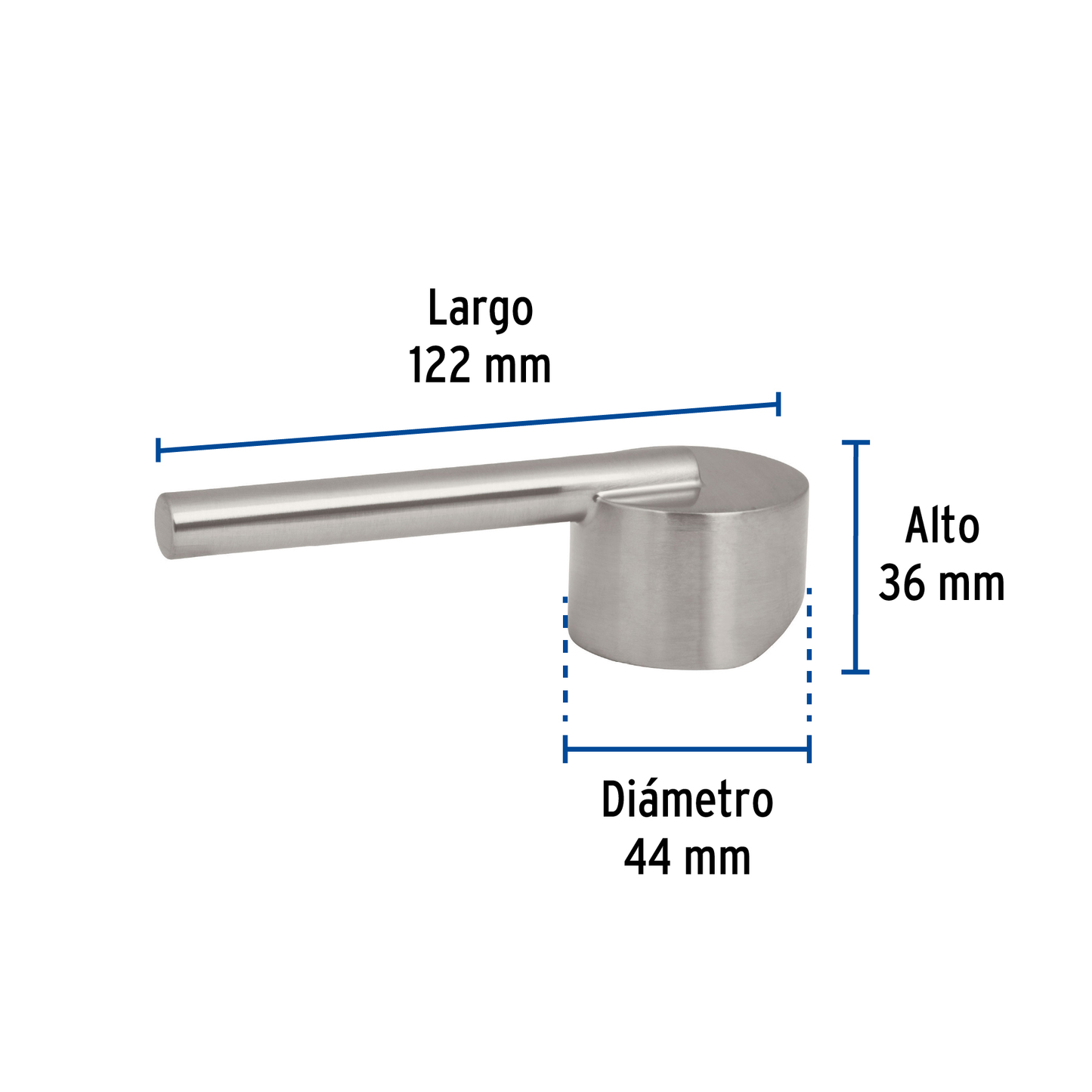 Maneral monomando para lavabo, satín, Element