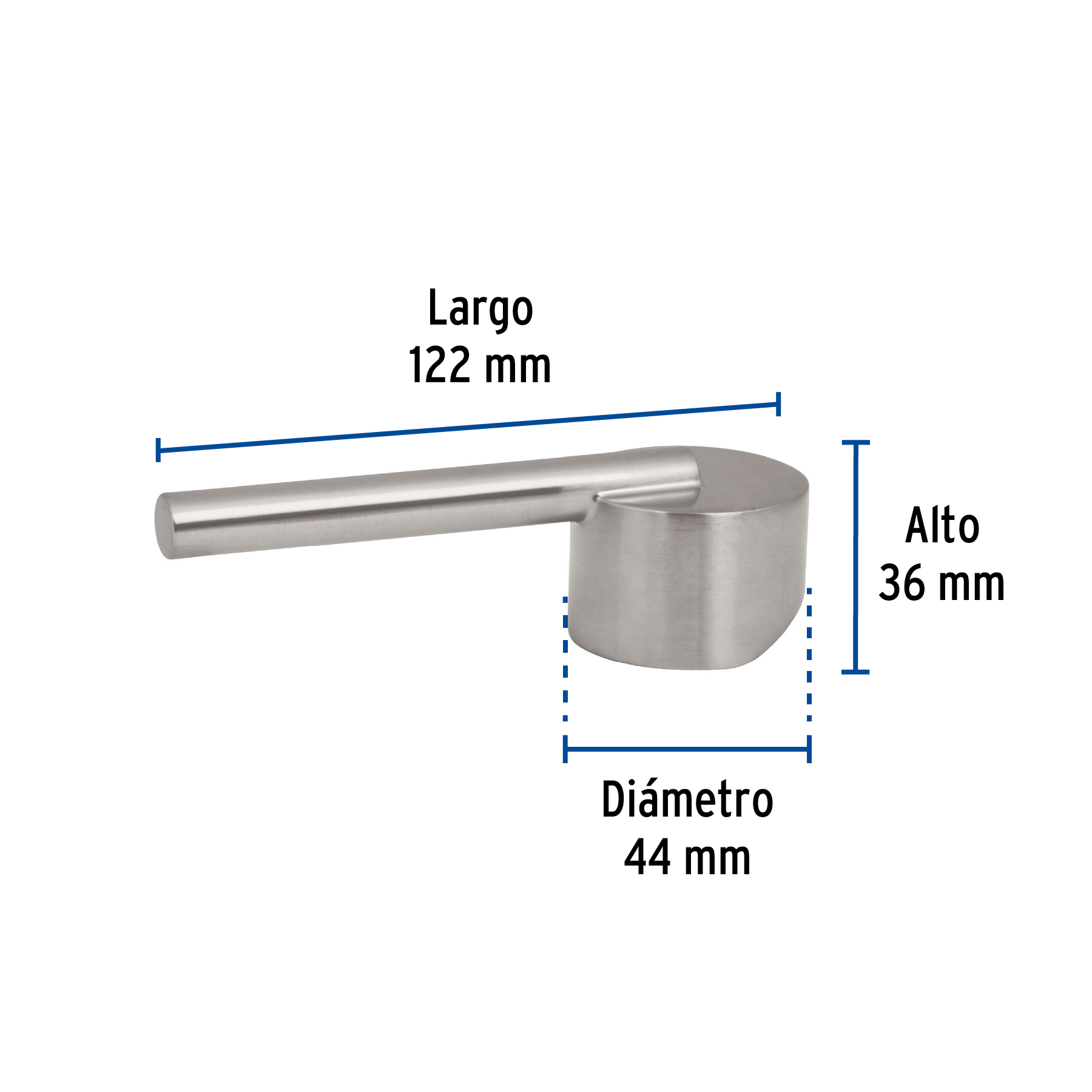 Maneral monomando para lavabo, satín, Element