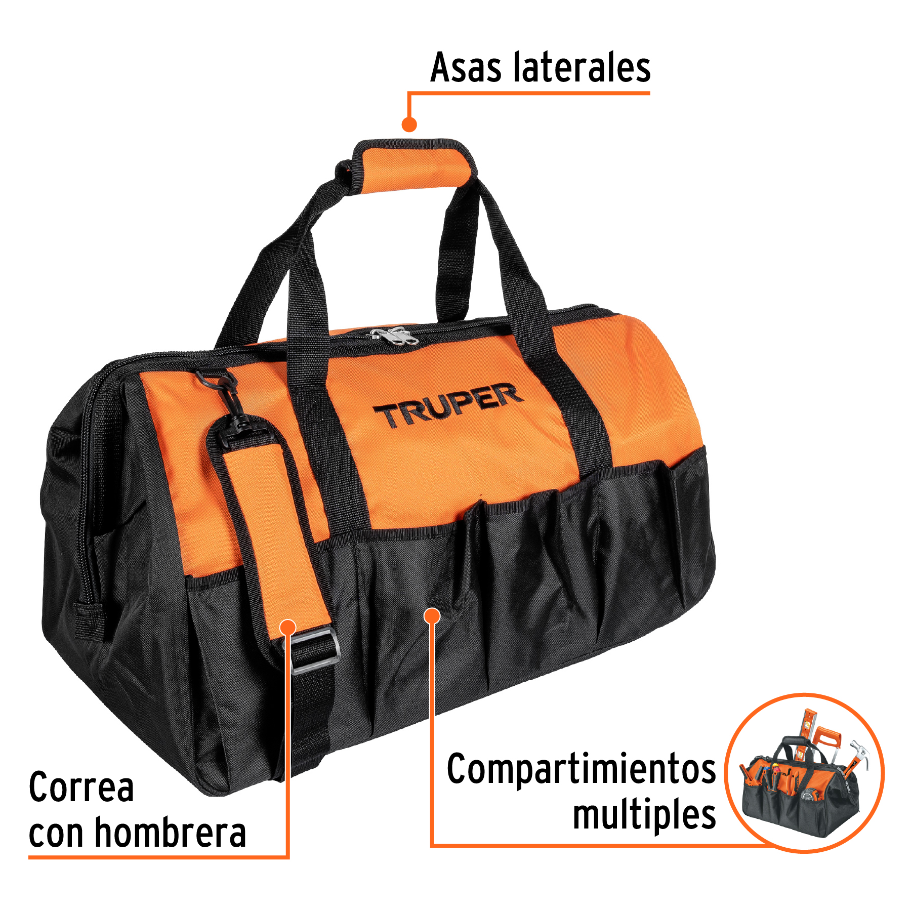 Maleta flexible portaherramienta 22"