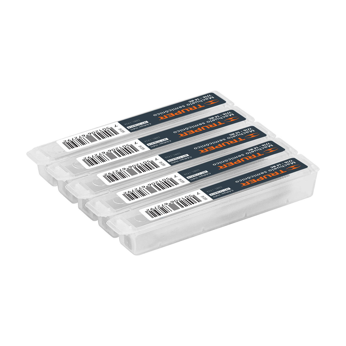 Machuelo semicónico 7/16" x 14 , cuerda gruesa