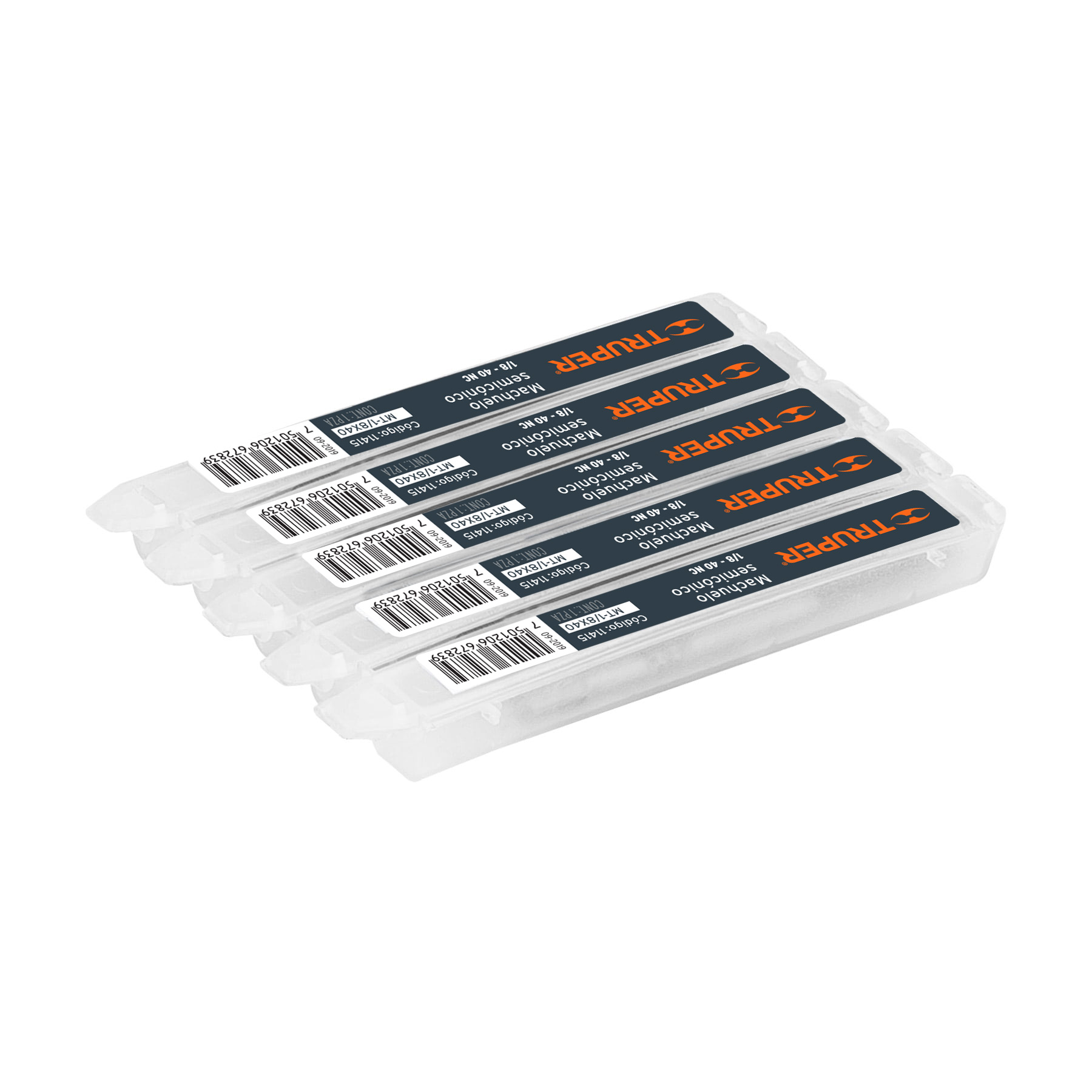 Machuelo semicónico 1/8" x 40 , cuerda gruesa