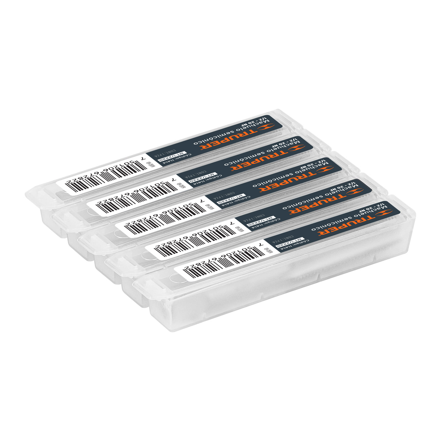 Machuelo semicónico 1/2" x 20 , cuerda fina