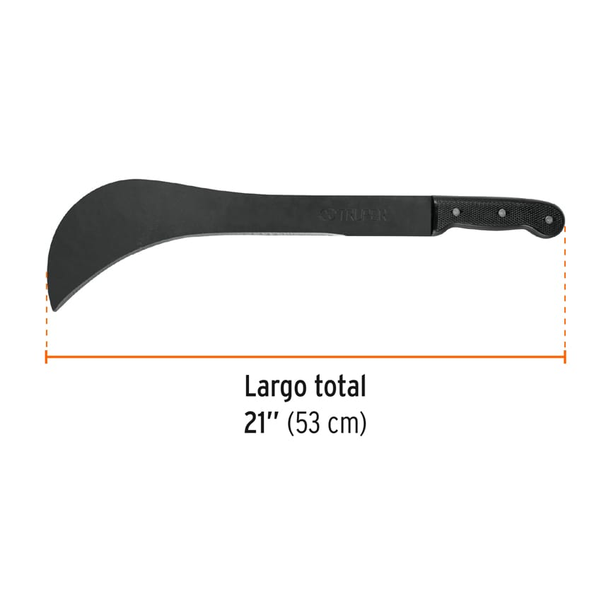 Machete ranchero, recto
