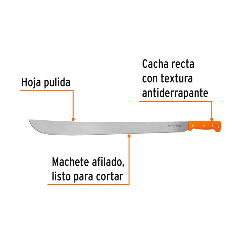Machete estándar 26" cacha naranja SUSTITUYE 15869