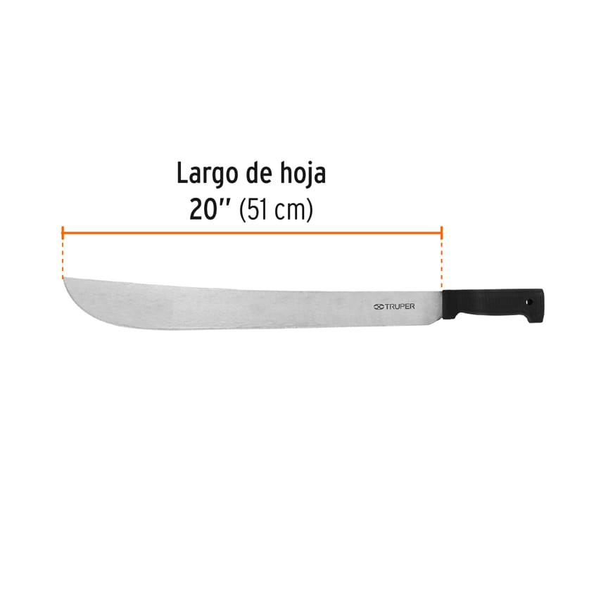 Machete estándar 20" cacha negra