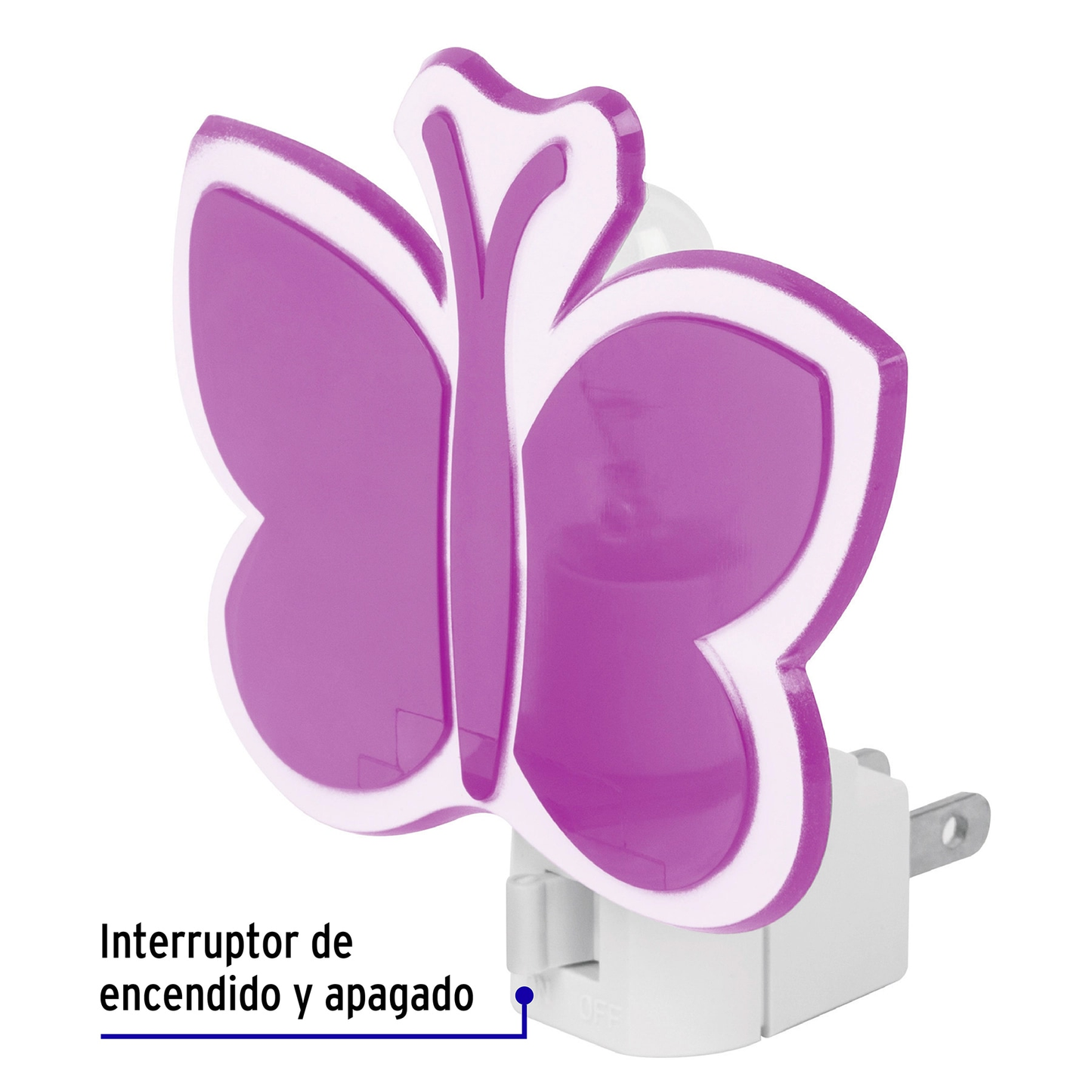 Luz de noche, mariposa